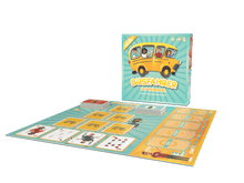 Lade das Bild in den Galerie-Viewer, Busfahrer Trinkspiel 3D Ansicht mit Spielplan und Box